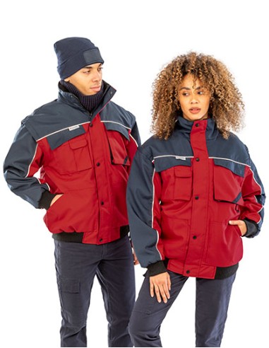 R-R071X-Zip Sleeve Heavy Duty Jacket